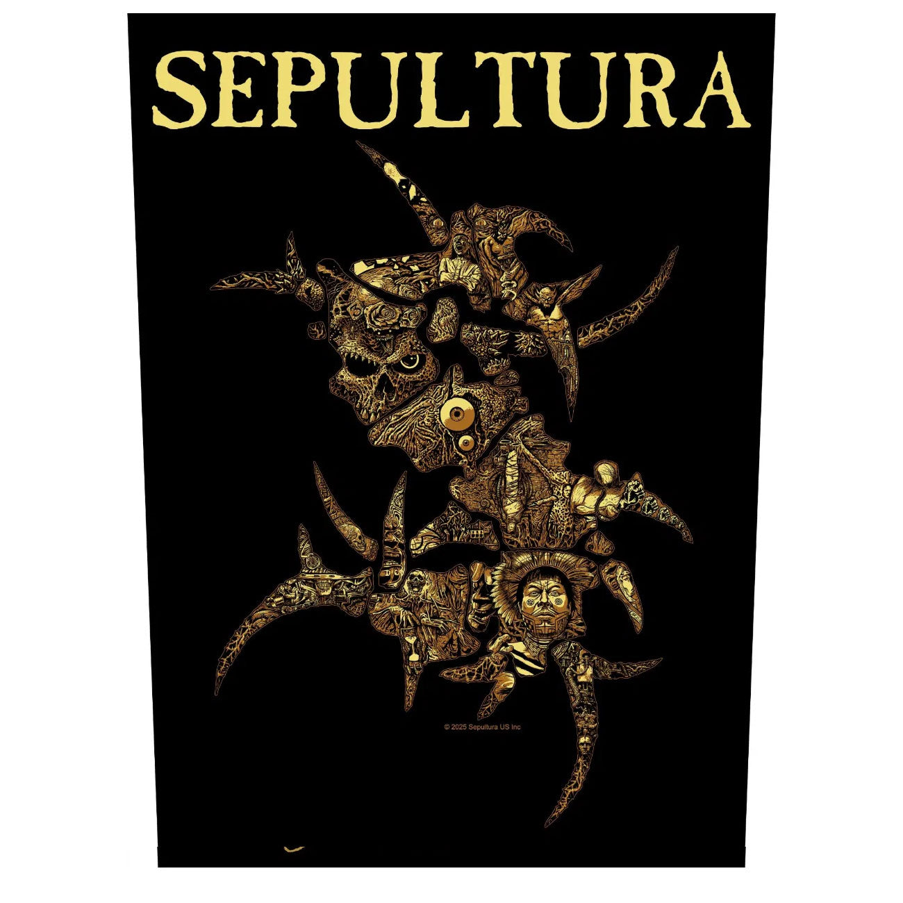 SEPULTURA Discography Back Patch