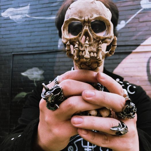 Skull Tealight Candle Holder
