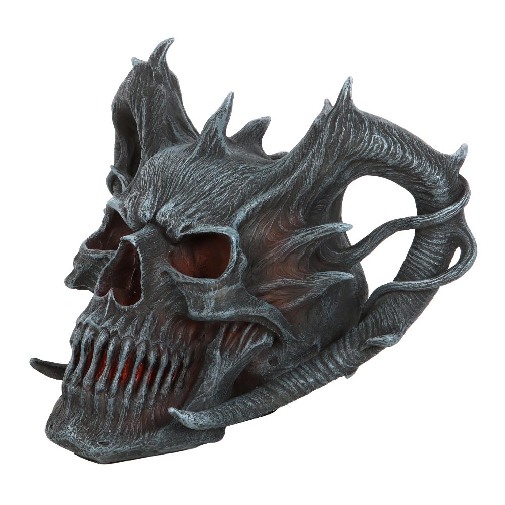 Deathly Embers Skull Ornament