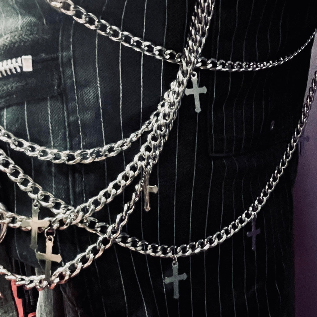 Stay Wicked Cross Accessory Chain Pack