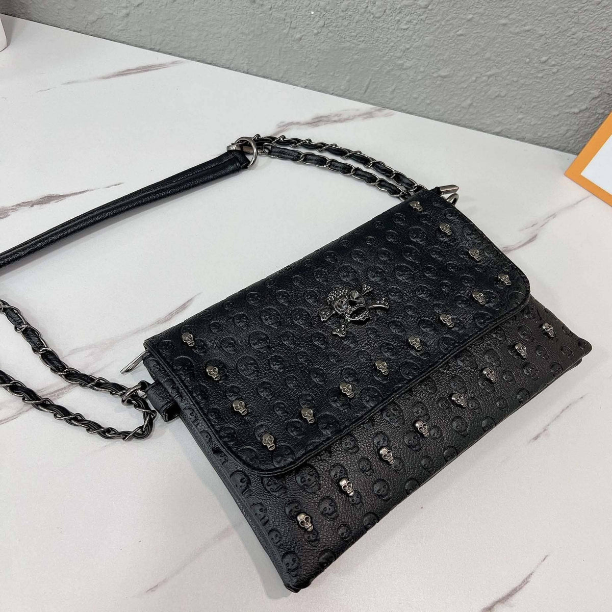 Pretty Vacant Skull Chain Shoulder Strap