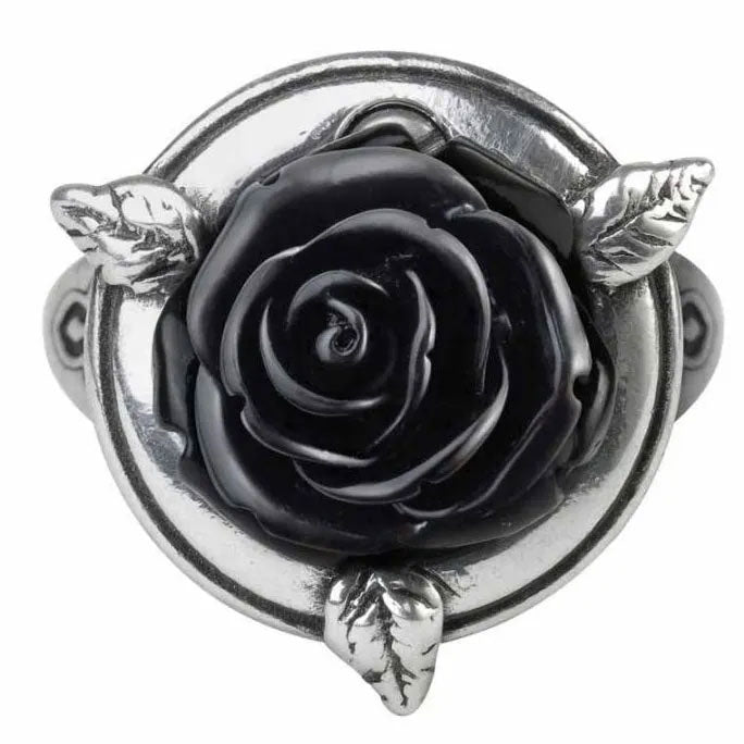 Sub Rosa Black Rose Poison Ring