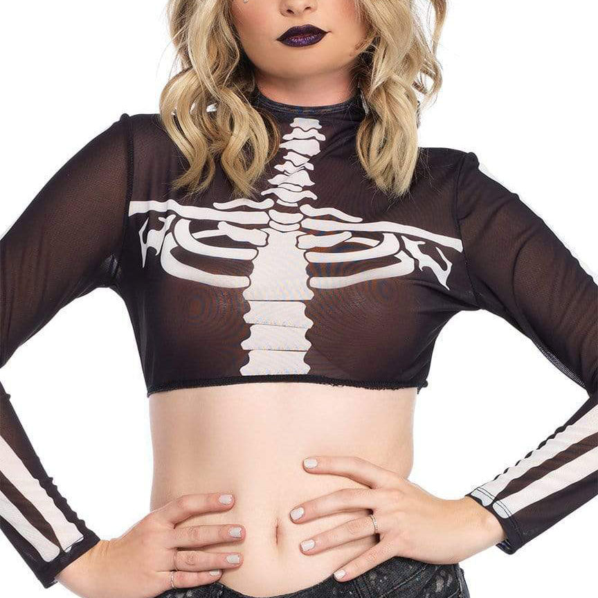 Bones Killer Mesh Crop