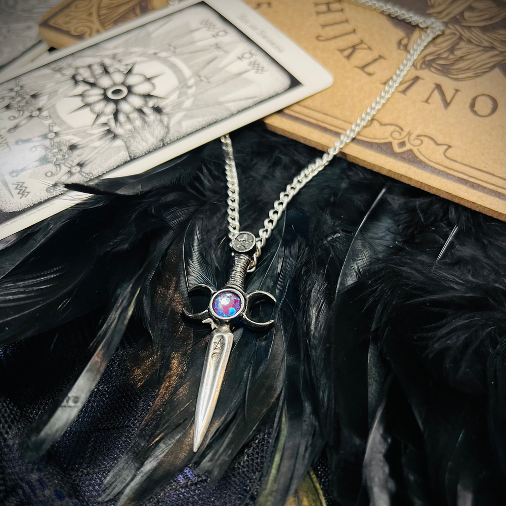 Athame Goddess Ritual Dagger Necklace