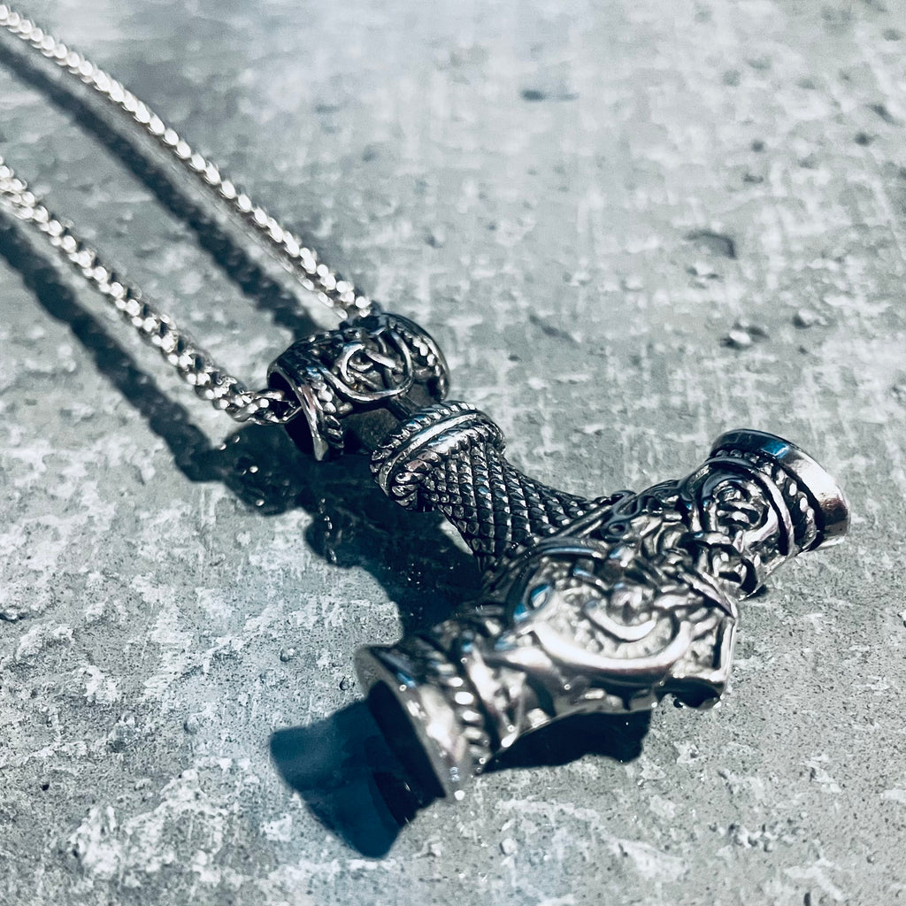 Mjölnir Thors Hammer of the Gods Necklace
