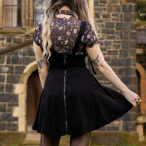 Crypt Suspender Skirt
