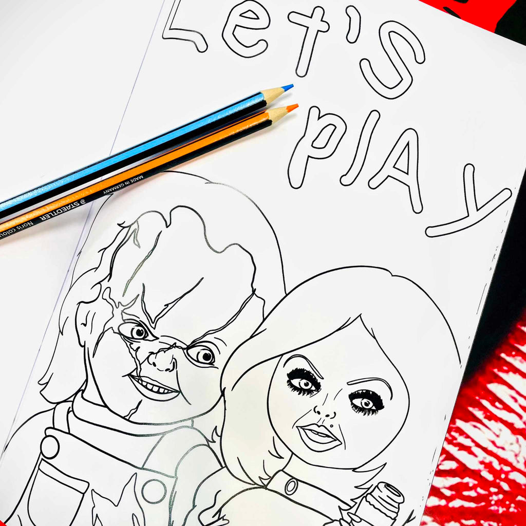 Scream Scenes Colouring Book