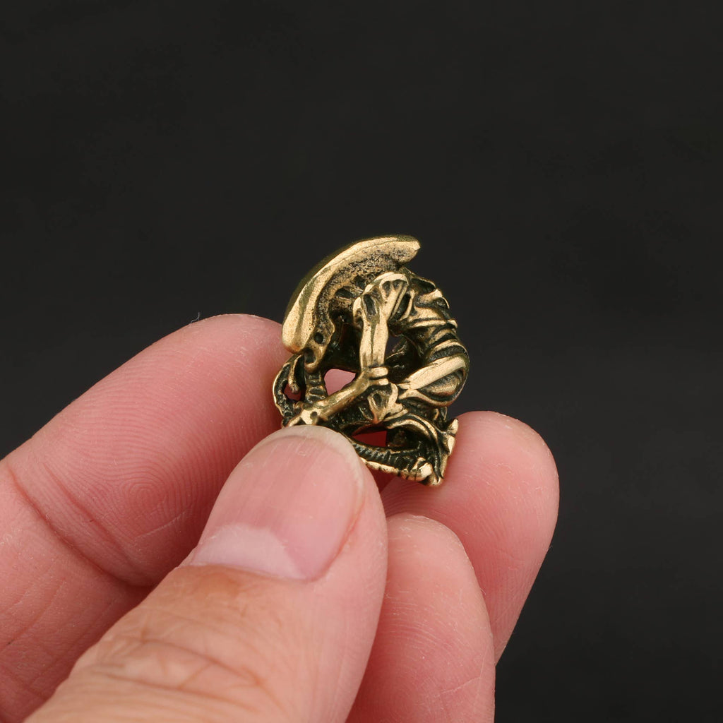 Brass Alien Xenomorph Teeny Tiny Figurine