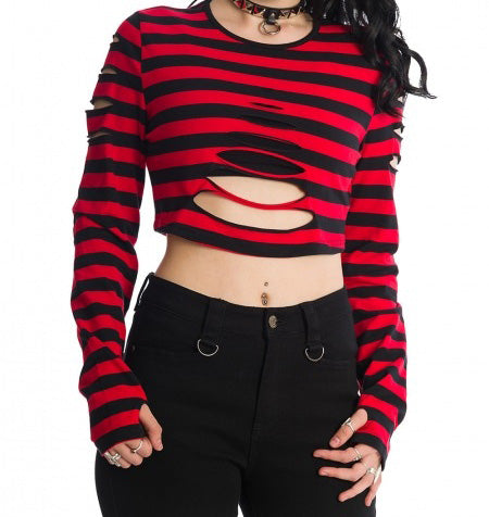 Chantrea Blood Stripe Top