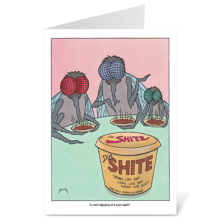 Diet Shite - Blank Card