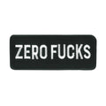 Zero F's Embroidered Strip Patch