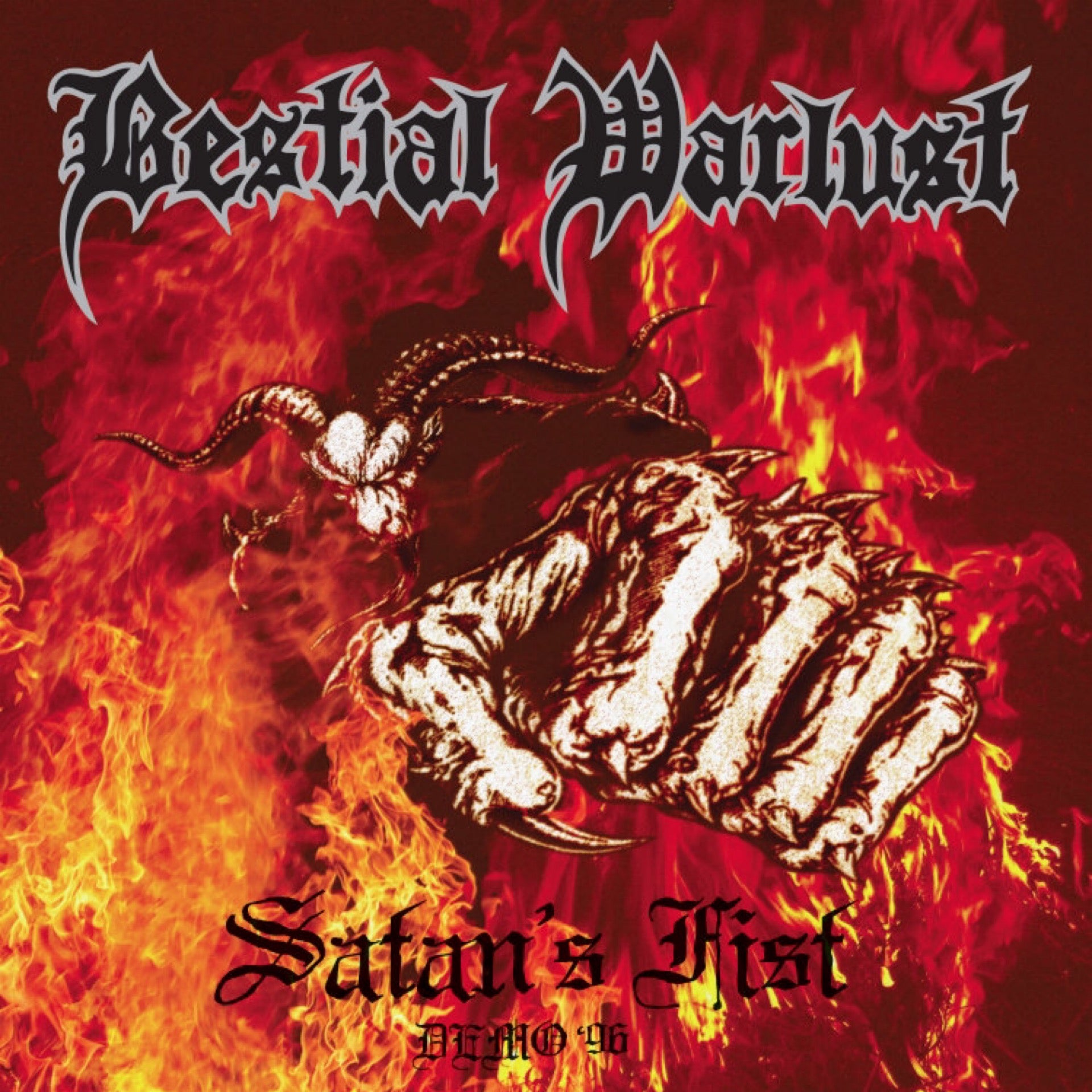 BESTIAL WARLUST Satan's Fist (1996) CD