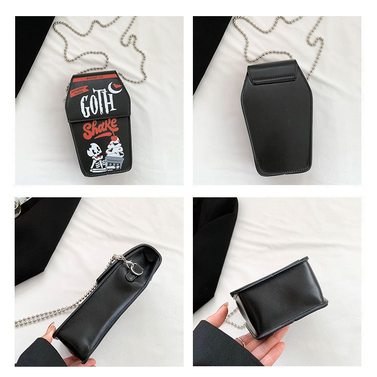 Goth Shake Coffin Crossbody Bag