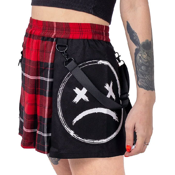 Souless Skirt Red Tartan