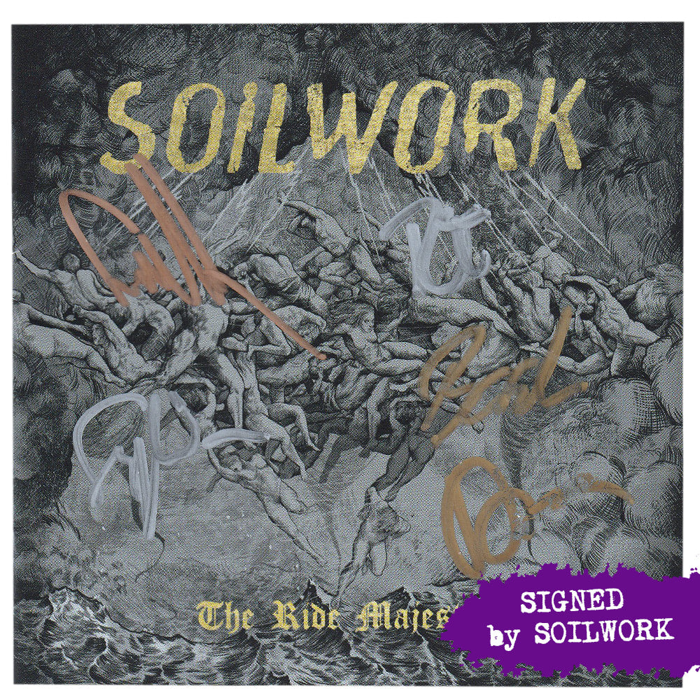 SOILWORK The Ride Majestic CD (Signed) 2015