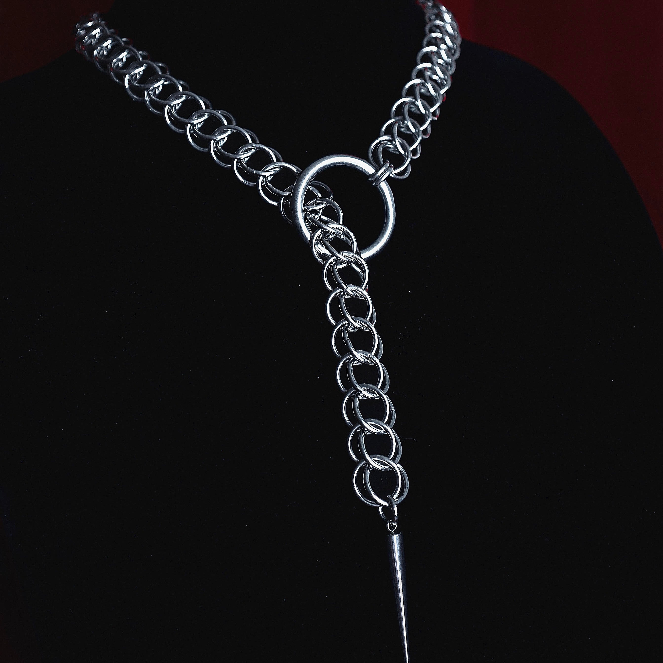 Wolfsbane Chainmaille Necklace