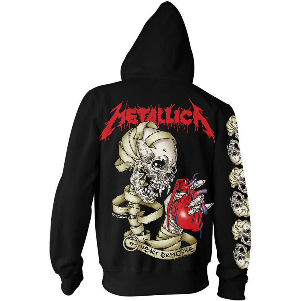METALLICA Heart Explosive Hood
