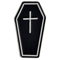 Coffin Enamel Pin