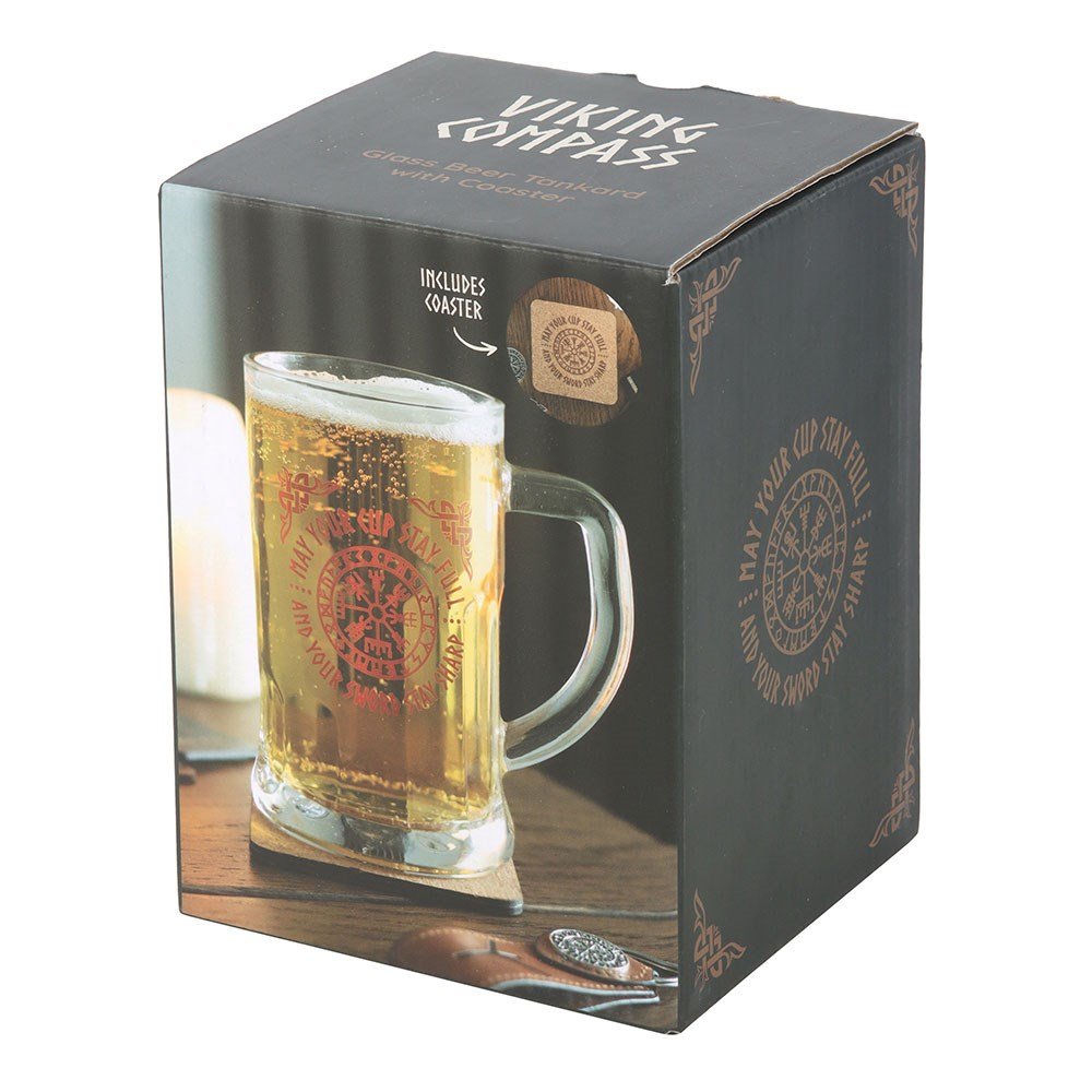 Wayfinder Glass Tankard and Coaster
