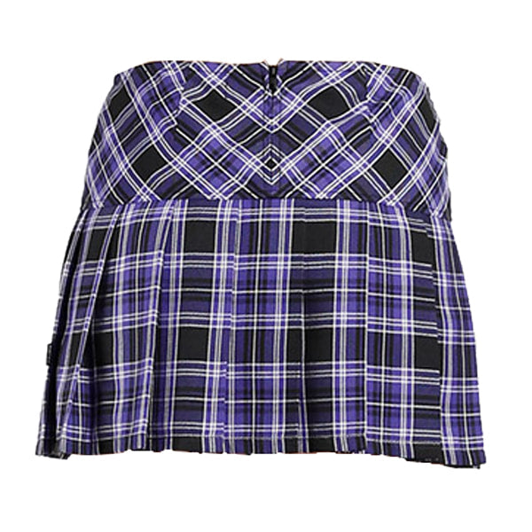 Tripp NYC Urban Elite Royal Tartan Skirt