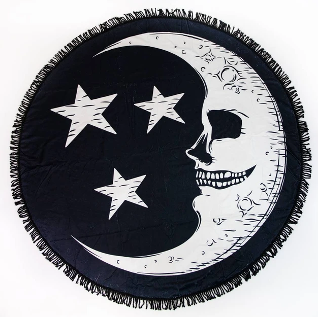 Moon Round Towel