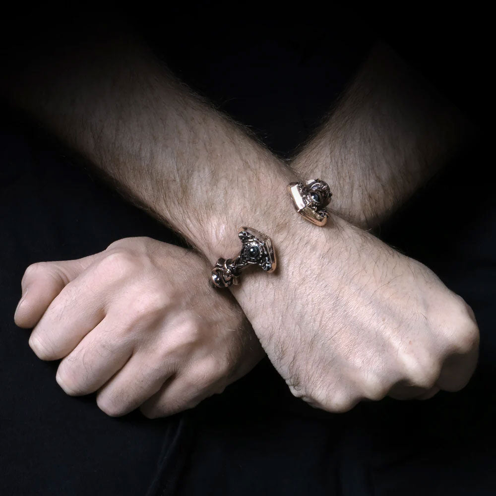 Thunder Hammer Torque Mjölnir Bracelet
