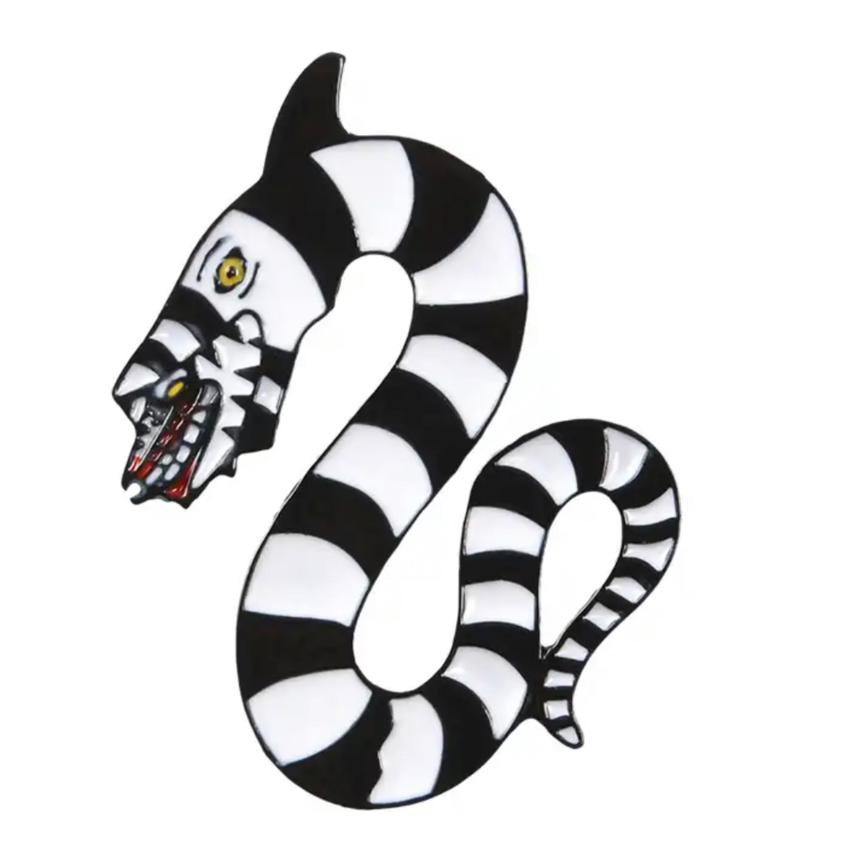 Burton Stripe Sandworm Enamel Pin