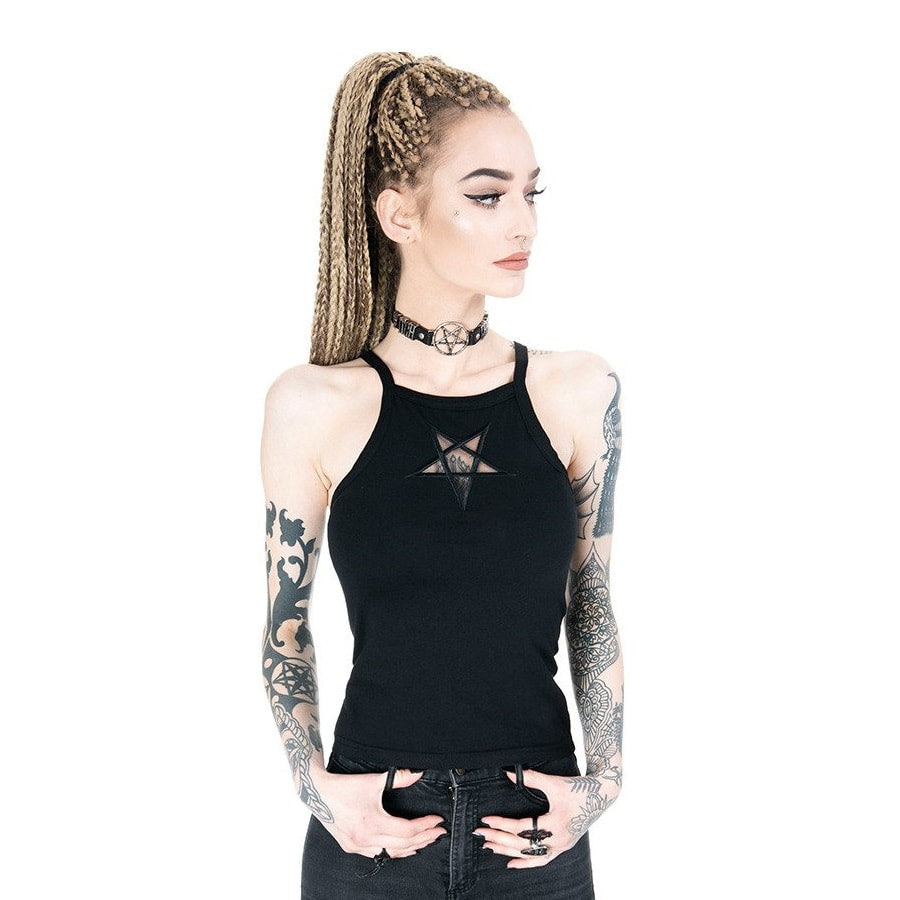 Mesh Pentagram Singlet