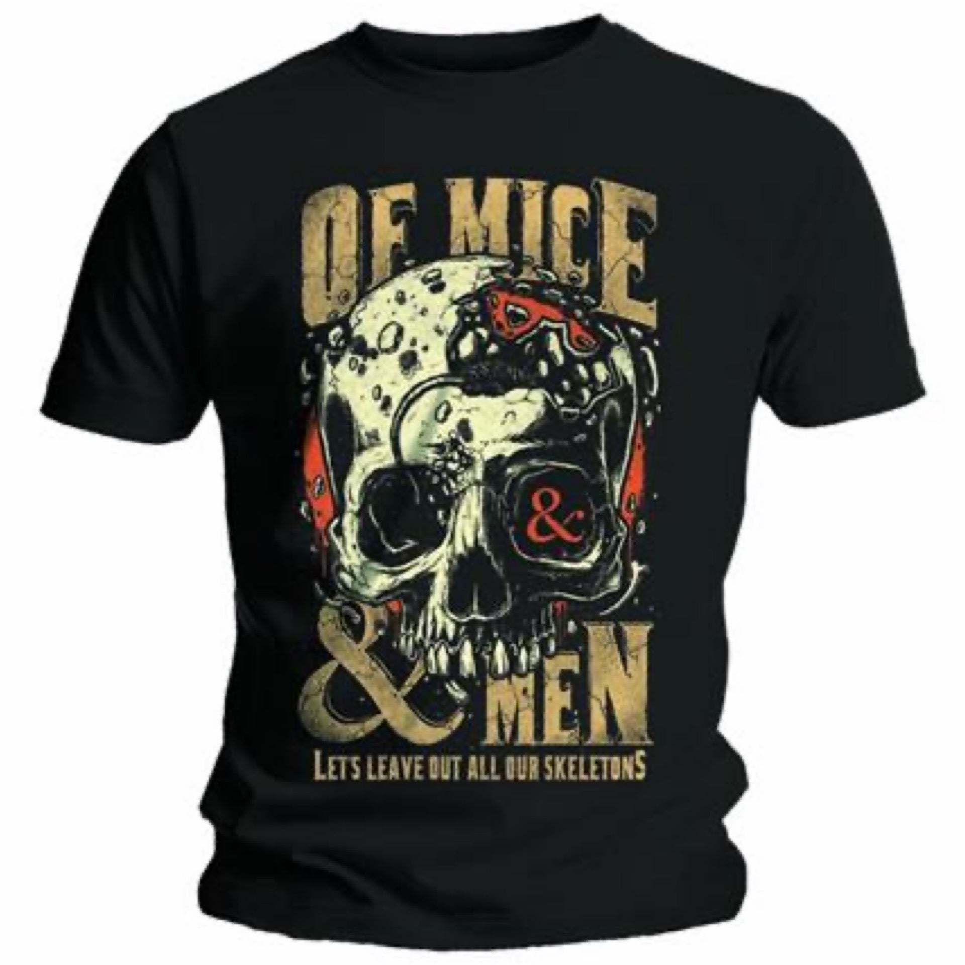 OF MICE OF MEN (OM&M) Leave Skeletons Tee