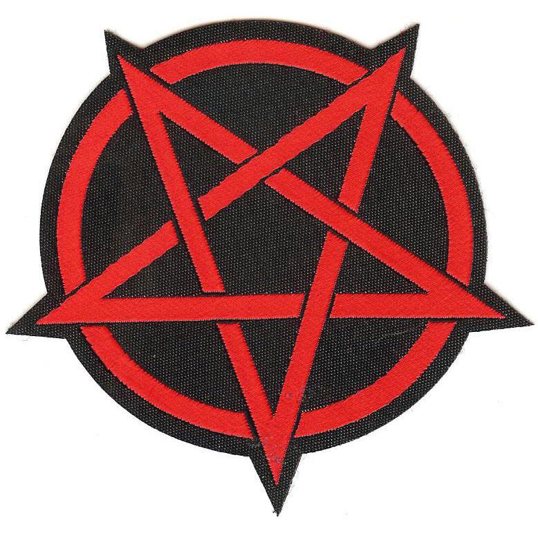 Pentagram Red Patch