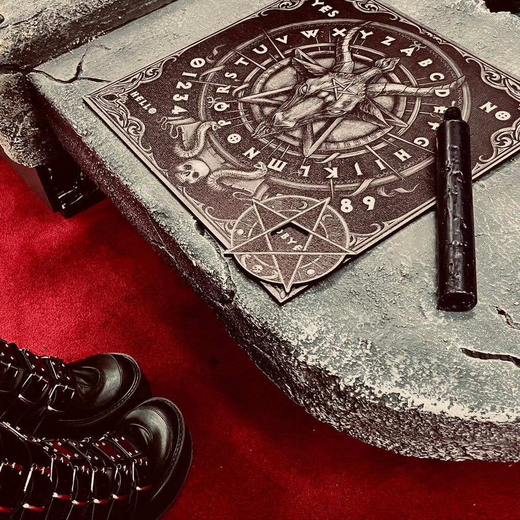 Black Solid Jumbo Altar Candle