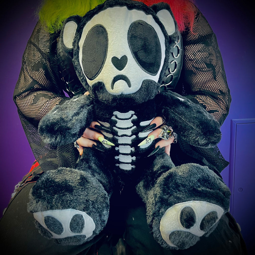 Grumpy Bones Bear Plush Toy