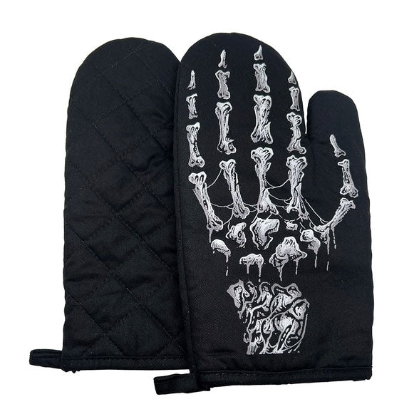 Skeleton Hand Oven Mitts