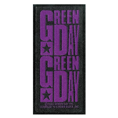 GREEN DAY Purple Stack Patch