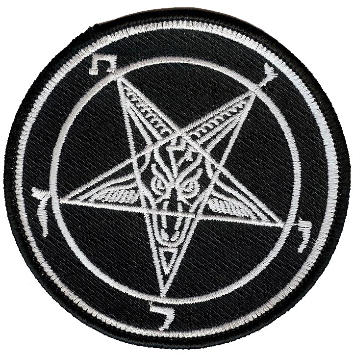 Baphomet Sigil White Patch