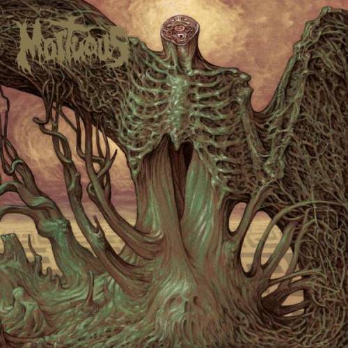 MORTUOUS: Through Wilderness Vinyl LP (Brown W/ Black Splatter)