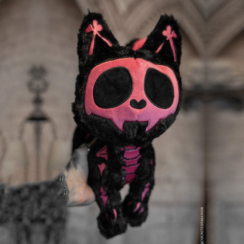 Skelekitty Bubblegum Bones Plush Toy