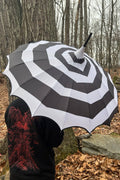 Batwing Spooky Ghostly Spiral Pagoda Umbrella