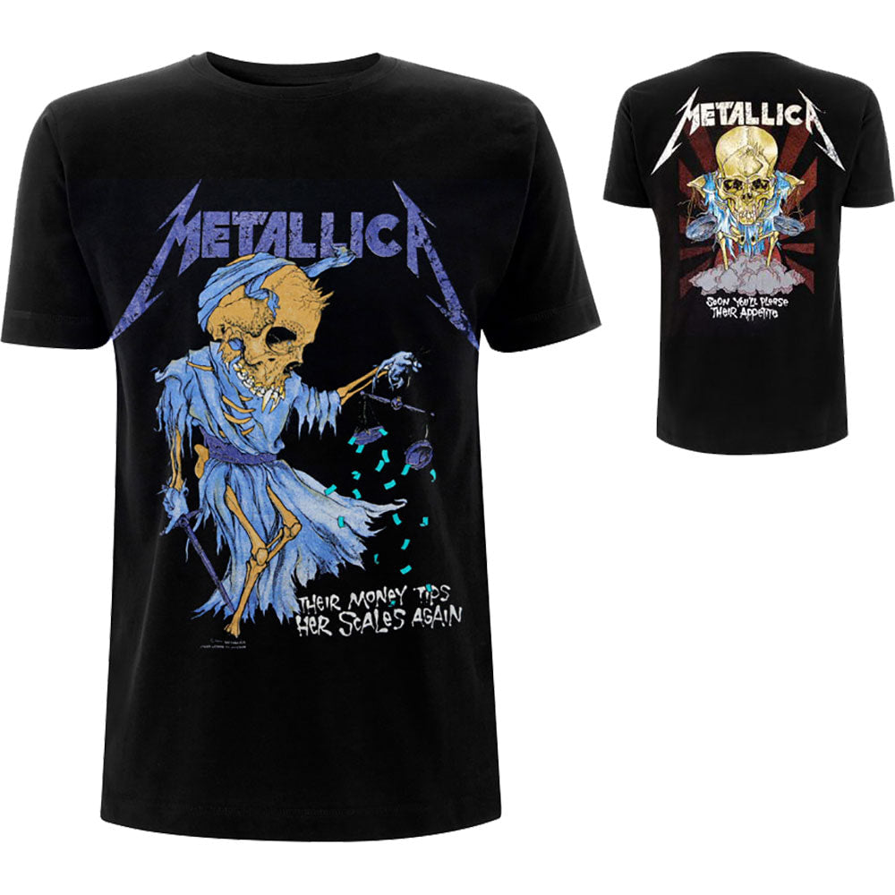 METALLICA Their Money Tips Her Scales Again Tee