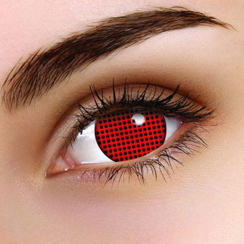 Red Screen Contact Lenses