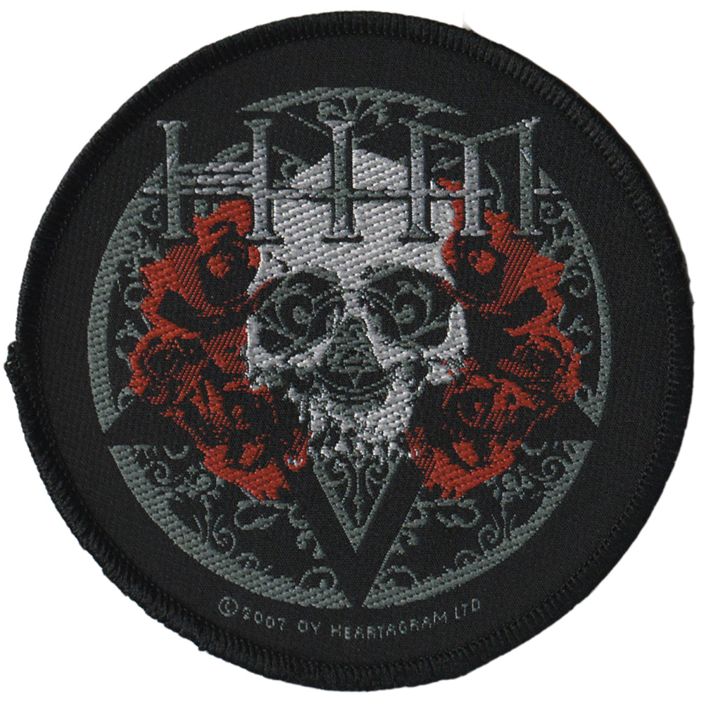 HIM Skull And Roses Patch