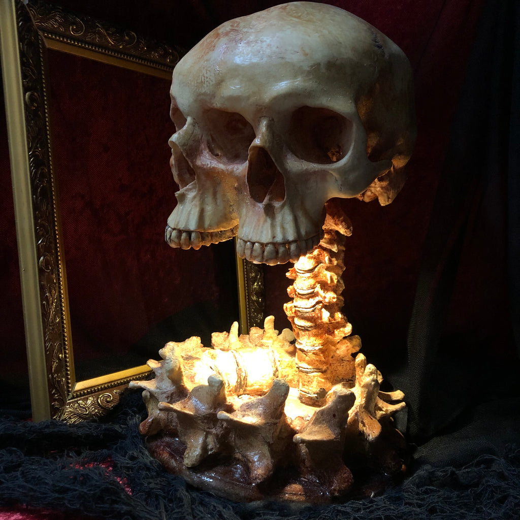 Death's Stare Skull Lamp