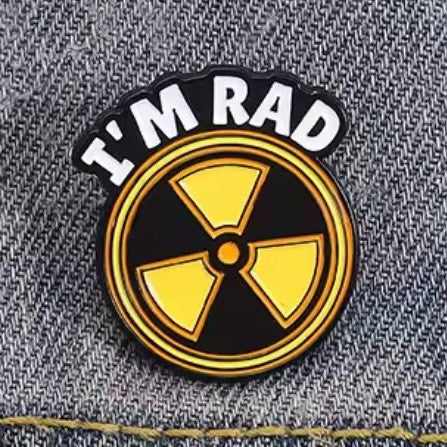 I'm Rad Enamel Pin