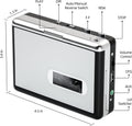 CASSETTE PLAYER: Portable Bluetooth 231 MP3 Converter