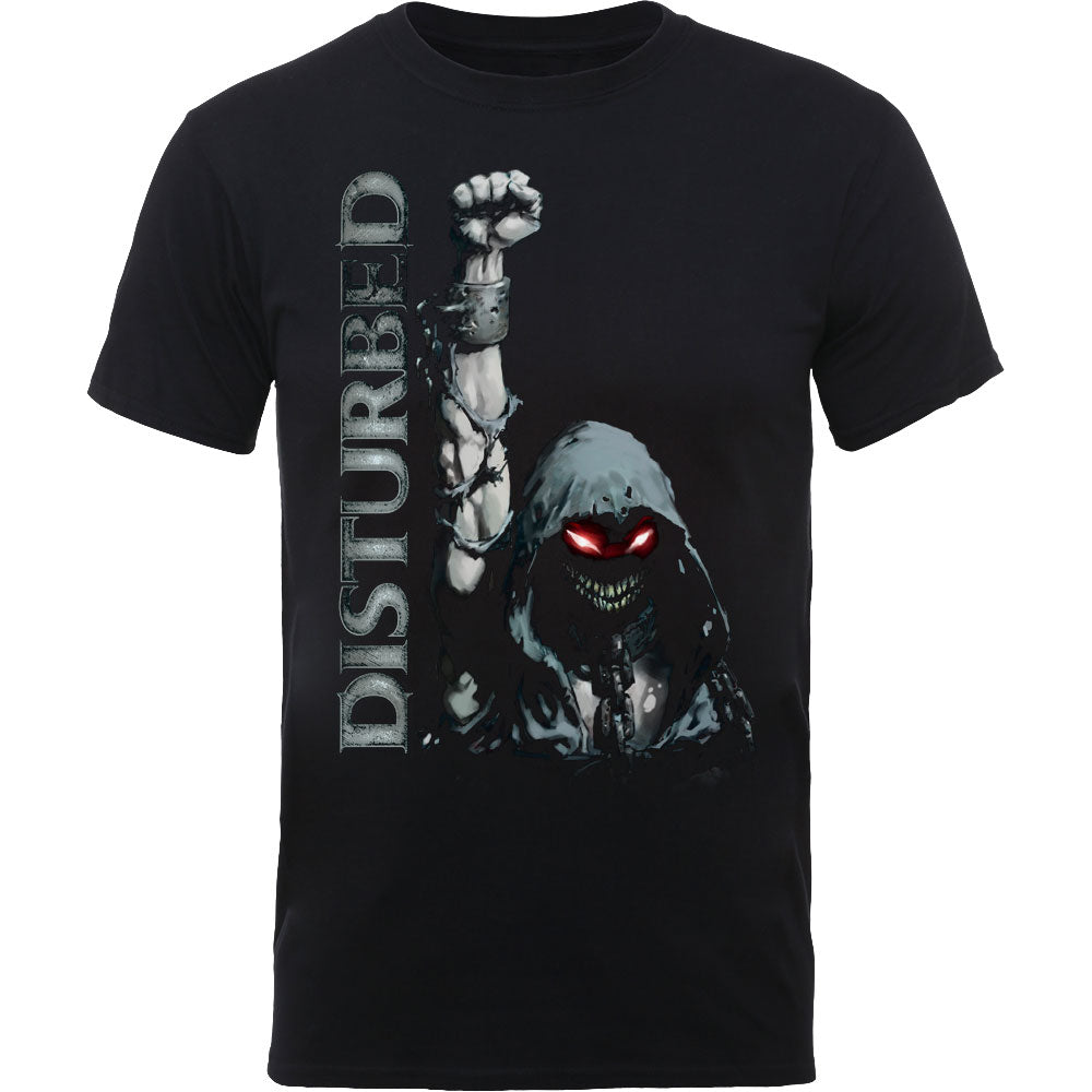 DISTURBED 10,000 Fists Up Yer Military Tee