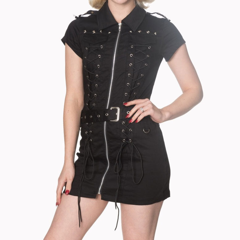 Mod Corset Lacing Classic Dress