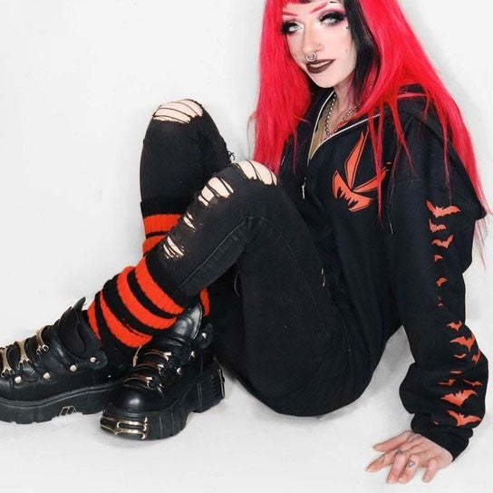 Vampire Castle Zip Up Hood