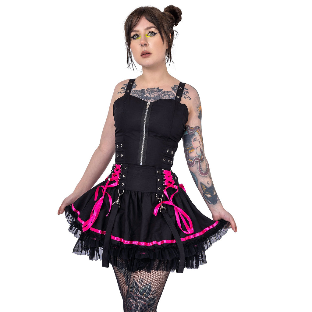 Lustre Corset Laced Dress