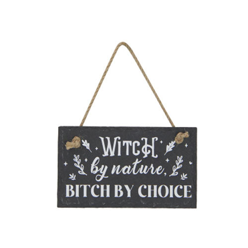 Witch by Nature Mini Sign