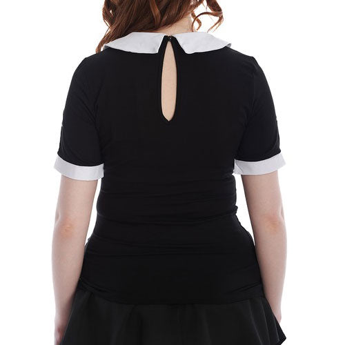Crossing Over Collar Top
